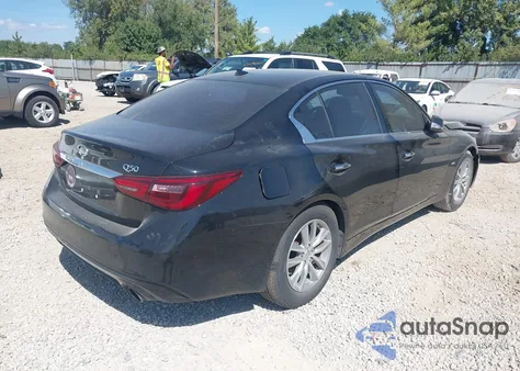 2018 Infiniti Q50 2.0T Pure z USA, uszkodzony, nr VIN JN1CV7AP7JM240128